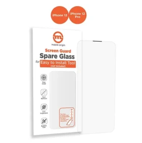 Mobile Origin Orange Screen Guard Spare Glass Apple iPhone 12 Pro/12 / náhradní sklo pro instalační sadu (SGA-SP-i12Pro)