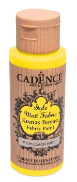 Textilní barva Cadence Style Matt Fabric - citrónová / 50 ml