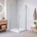 HOPA - Čtvercový sprchový set OSUNA + AQUARIUS OLBOSU90CC