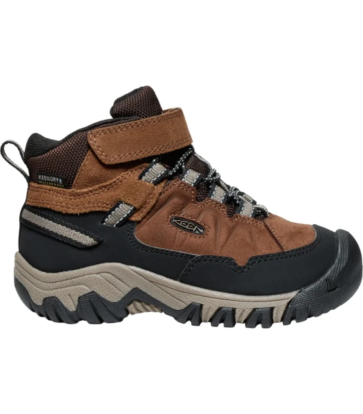 KEEN Targhee IV Mid WP Children Kotníkové zimní boty bison/brindle 30 10047797KEN01SC
