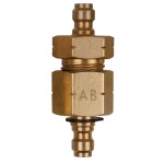 KS Tools 150.2346 Dvojitý adaptér, vnitřní a vnější závit M16x1,5 a 3/8 přípojka na hadici