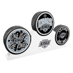 Mustang Puk Los Angeles Kings NHL 3 Puck Podium Set
