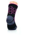Sada ponožek little shoes sport hexagon kids bf black pink, 2 páry 25-29 EU
