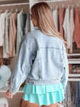 Dámská oversize džínová bunda STEFANIA modrá FashionStreet TY4895 XL