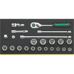 Wera 005440 Magnetická lišta B Deep 1 se sadou prodloužených nástrčných hlavic 8 ÷ 19 mm typ 8790 HMB Deep 3/8" (Sada 9 dílů) 05005440001