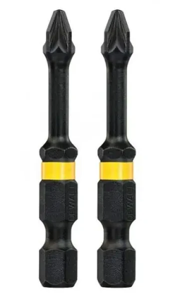 DeWalt Bit křížový PZ2 / Rozměr 1|4” / Délka 50mm / 2 ks (DT70531T)