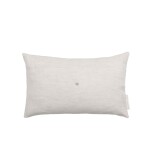 Bastion Collections Lněný povlak s výplní Naturel Heart 30 x 50 cm, béžová barva, textil