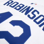 Nike Pánský dres Los Angeles Dodgers MLB Jackie Robinson #42 Limited Home Velikost: M