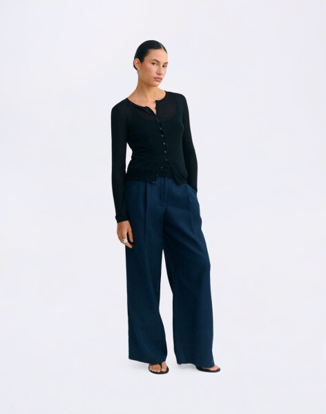 Thinking MU Navy Hemp Molly Pants NAVY 40