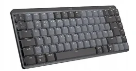 Logitech MX Mechanical Mini grafitová / Mechanická klávesnice / bezdrátová / podsvícená / taktilní spínače / UK (920-010779)