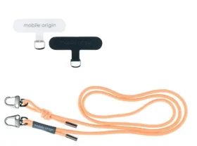 Mobile Origin Lanyard rope 6 mm šňůrka broskvová / 82 - 163cm (LYR-UNI-PCFZ)