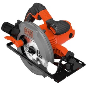 BlackDecker CS1250L / Kotoučová pila / 1250W / 190 mm / 5300 ot-min / Hloubka řezu 66 mm / Integrovaný laser (CS1250L)