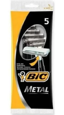 Bic Metal Pouch 5 / Holicí strojek / kovové pouzdro / 5 čepelí (79899418)