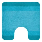 Spirella BALANCE tyrkysová / WC předložka / 55 x 55 cm / polyester / protiskluzová