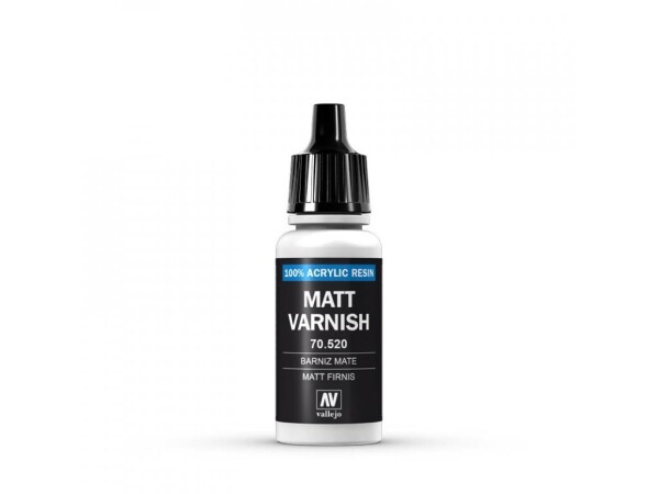 Vallejo 70520 Permanent Mat Varnish (18 ml)