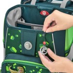 Školní aktovka Step by Step SPACE, Dino Targo - 5 dílný set, AGR certifikát