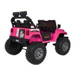Mamido Elektrické autíčko Extreme Sport 4x4 s proměnlivou velikostí růžové