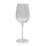 House Doctor Sklenice na víno Rill Clear 400 ml, čirá barva, sklo