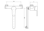 INVENA - Umyvadlová/dřezová baterie VERSO BC-82-001-C