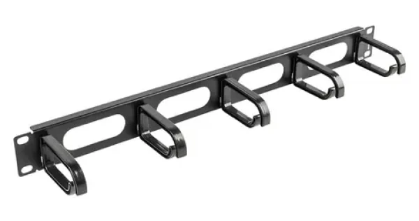 Lanberg AK-1205-B černá / Organizér kabelů / 19" / 1U / typ B (AK-1205-B)