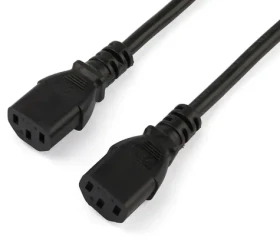StarTech napájecí kabel Schuko-2x IEC C13 černý / Napájecí kabel / 2 m / CEE7/7 - 2x C13 / 250 V / 10 A (PXT101YEU2M)
