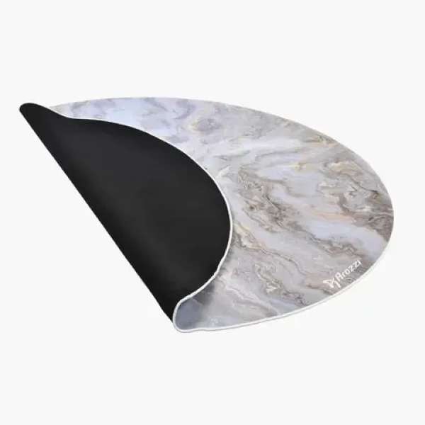Arozzi ZONA Round Floor Pad White Marble / Ochranná podložka na podlahu / kulatá / design White Marble (AZ-ZONA-PAD-WTM)