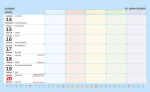 Stolní kalendář 2025 Týdenní rodinný plánovací