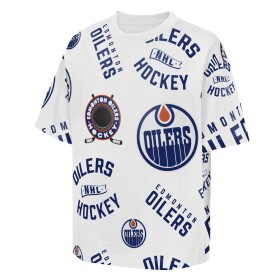 Outerstuff Dětské tričko Edmonton Oilers NHL Unstoppable All Over Print Short Sleeve Elevated Velikost: Dětské L (158 – 164)