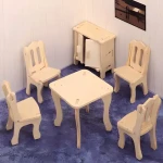 WOODCRAFT CONSTRUCTION KIT 3D puzzle Jídelna