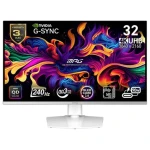32" MSI MPG 321URXW QD-OLED bílá / 3840 x 2160 / OLED / 16:9 / 0.03ms / 1.5M:1 / DP+HDMI +USB-C (MPG 321URXW QD-OLED)