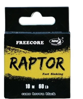 Katran Šňůrka Raptor Free Core 10m 60lb Camo Brown (021915)