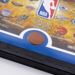 Obraz NBA NBA Highland Mint Logos & Team-Used Basketball