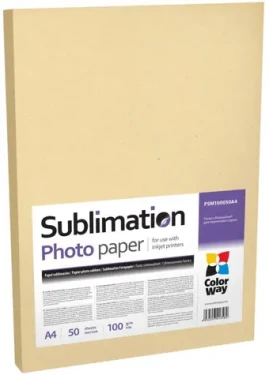 COLORWAY Fotopapír / Sublimační / A4 / 100 g/m2 / 50 listů (PSM100050A4)