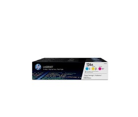 HP 126A CMY 3-pack LJ Toner Cart, CF341A (1,000 / 1,000 / 1,000 pages) - originální EDF_692314