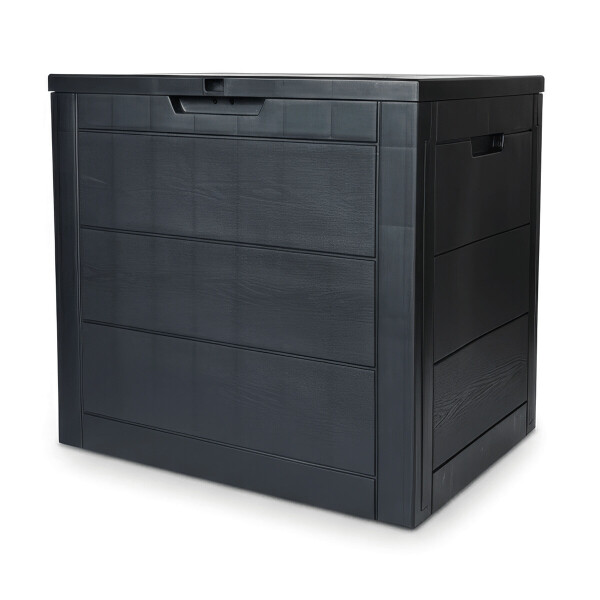 Zahradní úložný box 56x43x53cm, plast, šedá, AZB-G2035 GREY
