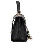 Elegantní dámská kožená kabelka do ruky Armina, černá