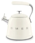 Smeg 50's Style WKF01CR krémová / Konvice na sporák / 2,3 l / nerez / s píšťalkou (WKF01CR)