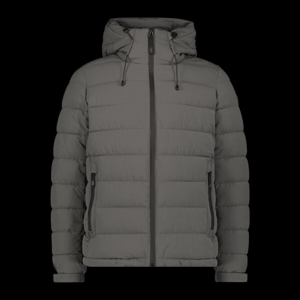 Pánská zimní sportovní zateplená bunda s kapucí CMP šedá (34K0167/E910) 56