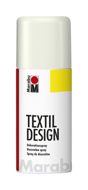 Barva na textil ve spreji Marabu Textil Design spray 150 ml - bílá 070