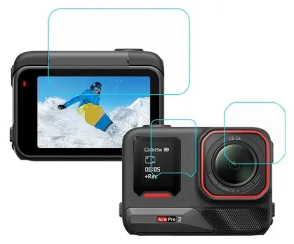 Puluz PU711T / Ochranná fólie 3v1 / Insta360 Ace Pro 2 / Displej + objektiv (PU711T)