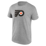 Fanatics Pánské tričko Philadelphia Flyers Primary Logo Graphic T-Shirt Sport Gray Heather Velikost: