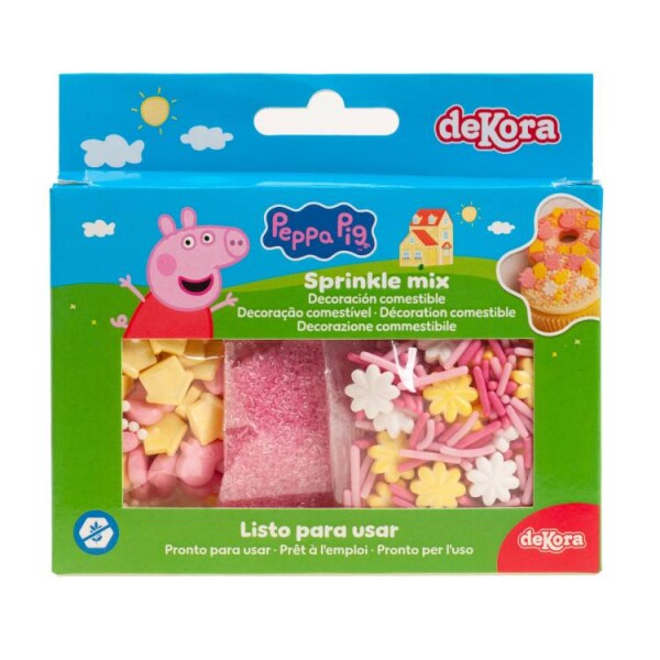 Dortisimo Cukrové zdobení Dekora Prasátko Pepina (3 x 23,3 g)