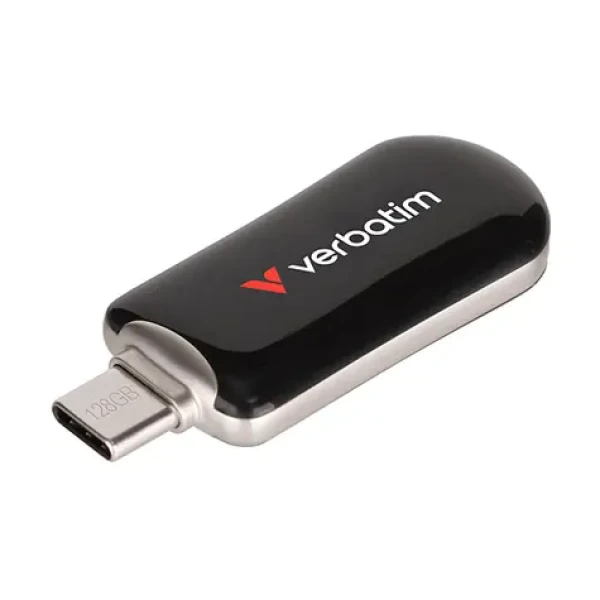 Verbatim Plectra 128GB černá / Flash Disk / USB-C 3.0 / až 100 MBs (30225)