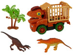 Mamido Konstrukční autíčko dinosaur oranžové