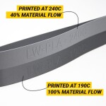 LW PLA Gray silver filament 1,75 mm ColorFabb 750 g