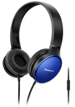 Rozbaleno - Panasonic RP-HF300ME-A / Sluchátka s mikrofonem / jack 3.5mm / modrá / rozbaleno (RP-HF300ME-A.rozbaleno)