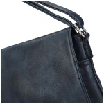 Dámské koženkové crossbody s klopou Debora, modrá