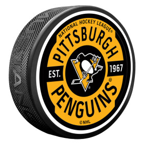 Mustang Puk Pittsburgh Penguins NHL Gear Textured Puck