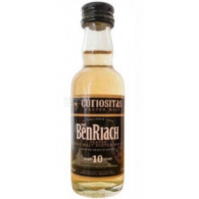BenRiach CURIOSITAS Peated Malt Whisky 10y 46% 0,05 l (holá lahev)
