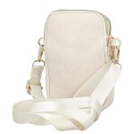 Jednoduchá crossbody koženková kapsa Selma, béžová